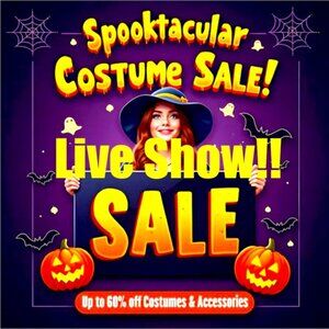 ALL BRAND NEW HALLOWEEN COSTUMES! Save! Like! Share! Notified to my Live Shows!
